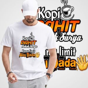 atasan kaos t-shirt baju distro pria wanita dewasa lengan pendek bahan katun kualitas premium harga grosir terbaru