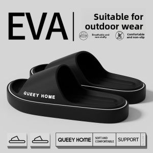 MONLEYTA | Mens Summer Indoor Home Thick Bottom Anti-slip Bathroom Bathing Couples New 2025 Outdoor Slippers Comfortable EVA Slippers
