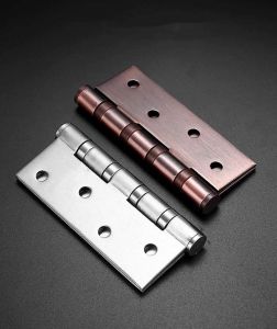 บานพับประตู หน้าต่าง สีเงิน เหล็กชุบทองแดงรมดำ 4นิ้ว