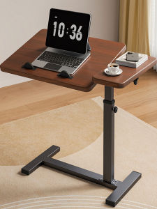 Modern Minimalist Bedside Table Study Desk Computer Desk Living Room Bedroom Home Use Foldable Desk E1 Density Board Carbon Steel