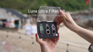 TELESIN S5-FLT-85-TIS 3pcs CPL + VND 2-32 + Black Diffusion 1/4 Filter Lens Kit for Insta360 Luna Ultra Camera