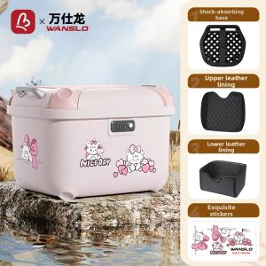 WANSLO | Large Capacity Motorcycle Storage Box