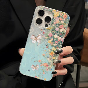 Colorful Fowers Phone Case Silicone For Samsung A56 5G S25 Ultra 5G S22 Ultra S25 5G A55 A36 A15 S24 S23 FE A32 4G Cover Funda