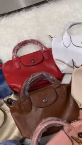 TAS LONGCHAMP CUIR HONEY SELEMPANG