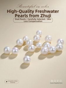 BOYU | High Quality Natural Freshwater Pearl Beads Round for DIY Bracelet Necklace