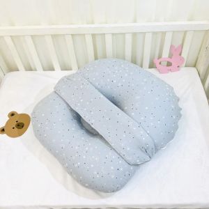 Gối chống Trao-Đệm chống trào vải xô muslin mềm mịn cho bé