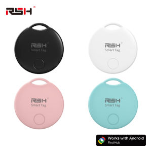 RSH 4PCS Android Tracker Work With Googles Find Hub App Navigation Locate Key Bag Finder for Samsung Xiaomi Pixel Smart Tag GMS