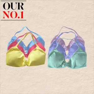 Fashion Thin Neck Bra 2025 Summer Ladies Exercise Yoga Vest Gym Bra Top High Support Thin Shoulder Straps Sports Seamless Bra