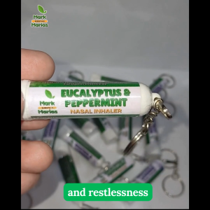 Mark and Marias Nasal Inhaler  Buy 1 Take 1 | Eucalyptus Peppermint | Menthol Lavender | Original Inhaler | Aromatherapy Nasal Stick | Refreshing and Cooling Scent | Portable Herbal Inhaler | Everyday Wellness Companion | Long Lasting Aroma | Pocket Size