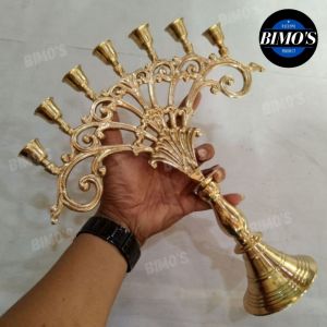 Tempat Lilin Kuningan 7 Cabang Tempat Lilin Aromaterapi Lilin Gereja