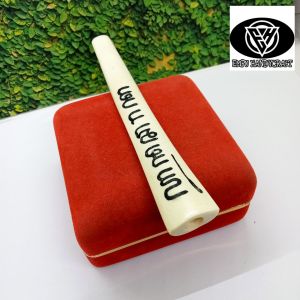 sedotan once tulang sapi ukir aksara Jawa spesial