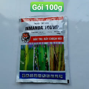 Thuốc trừ sâu Inmanda 100WP hiệu Anh Hùng Rầy gói 100g hoạt chất Imidacloprid 100g/kg Quản lý chích hút bọ trĩ rầy nâu rầy xanh rêp sápVật Tư Nông Nghiệp AgriHG