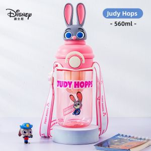 Portable Two-way Drinking Water Bottle for Kids with Rope Handle