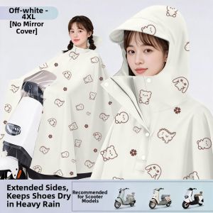RAINCATO | Waterproof Heavy Duty Long Raincoat for Electric Scooter Riding