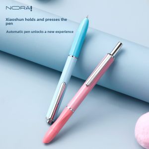 Nora | Practice Writing Non-Leaking Posture Correcting Pen with Replaceable Ink Cartridge Black Blue Ink