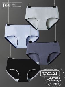DPL | Antibacterial Cotton Women Teenage Mid-waist Large Size Underwear