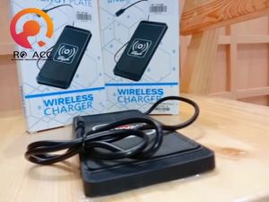 [RO ACC] W3 NANVAN DEKSTOP FAST CHARGER WIRELESS PAD SQUARE SLIM DESIGN