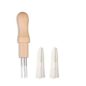 Bộ Dụng Cụ Làm Len Nỉ Bằng Kim 1-100 Chiếc Kèm Găng Tay Bảo Vệ Ngón Tay - Bộ Dụng Cụ Tự Làm Với Nhiều Chiều Dài Kim Khác Nhau Cho Các Dự Án Làm Len Nỉ