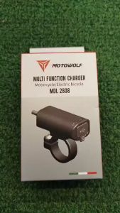 USB charger Motowolf Original with switch and cover