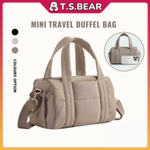 Mini Travel Duffel Bag Compact Crossbody Sling Bag Puffer Casual Women Handbag Sport Beg Tangan Wanita Beg Silang B36