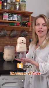 Máy Xay Cầm Tay Misan Ori Đa Năng Cho Bé Ăn Dặm (tặng cọ rửa và lọc trứng)