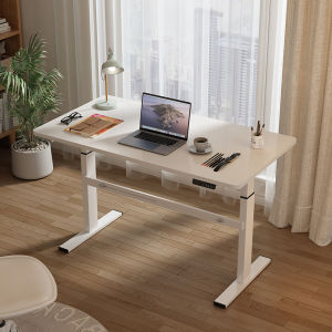 Solid Wood Electric Lifting Desk Smart Computer Desk Adjustable E-Sports Table For Home Study Office Desk Workbench