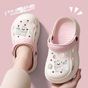 BAIMUQINGCHEN | Squishy Feeling Hole Shoes Anti-slip Odor-proof