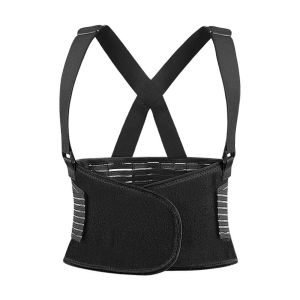 Back Brace Men and Women - Lower Lumbar Support for Heavy Lifting - Lower Back Support Belt - Adjustable Back Belt for Workout
