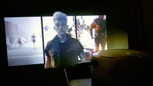 UPHOME T269 Pro Proyektor Android TV 1080P-4K HDMI WiFi dual-band 480 Ansl 12000 Lumens Smart Projector Android 13.0 Ram 2G Rom 16G / 4K Theater Proyektor / Proyektor Mini Portable HP