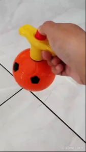 Mainan Anak Gasing Rainbow Lampu Gangsing Pelangi Flashing Gyro Blade