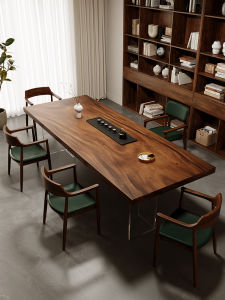 MINGLIJIANG | South American Walnut Wood Tea Table High-end Acrylic