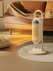 Home Use Portable Electric Heater Bathroom Warm Air Conditioner Bedroom Small Sun Heating Appliance PTC Ceramic Heating Tower Fan