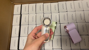 Mini Turbo High Speed Fan Mini Fan 199 Speeds Adjustment Led Display Battery 1000mAh X688 Mini Fan