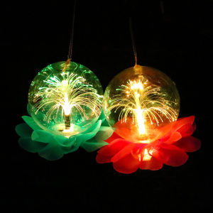 ปีใหม่จีน LED ส่องสว่างแบบพกพาดอกไม้ไฟโคมไฟ/ถ่านไฟฉายจีนแขวนโคมไฟสำหรับบ้านเทศกาลฤดูใบไม้ผลิพรรคเฉลิมฉลองตกแต่ง