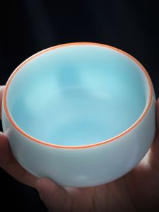 High-End Ceramic Tea Cup for Men And Women Single Cup Large Porcelain Luxury Individual Owner Special Use Ruyao Tea Cup
