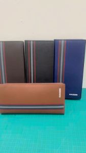 Daiqisi 3089-3 Dompet Uang Panjang Lipat Pria Bahan Sintetis Tebal Muat Banyak Kartu