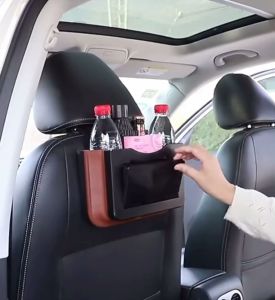 CT พร้อมส่งจากไทย: กล่องเก็บขวดน้ำ สุขภาพถังขยะ ที่ใส่ของแขวนหลังเบาะ พับเก็บได้