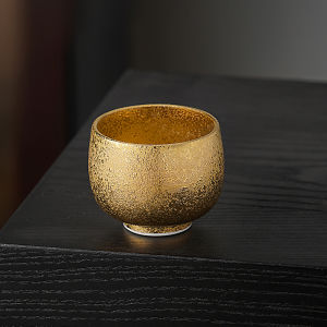 Mino Yaki | Golden Oil Spot Mino Tea Cup