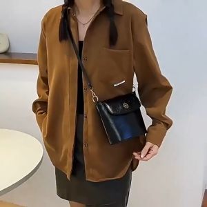 Retro Ladies Bag: Stylish & Durable Leather Sling Bag