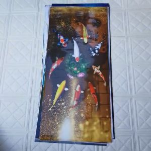 Dán tủ lạnh chất liệu decal chống nước không phai màu keo dính chắc chắn hình ảnh sắc nét