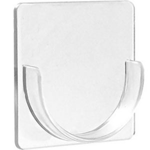 Transparent Thickened No-Drill Shower Curtain Rod Bracket