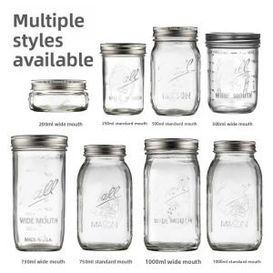 gumahus | Mason Jar & Oatmeal Cup Glass Storage Jars