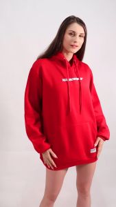 KIZARU Hoodie Sweater Little Logo RED