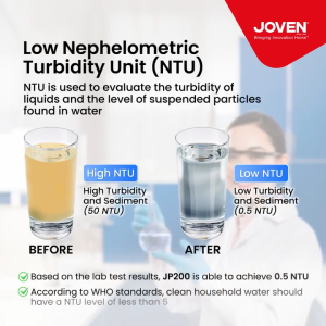 Joven Water Purifier JP 200 Removes 99.9% Chlorine RED Penapis air Water Filter