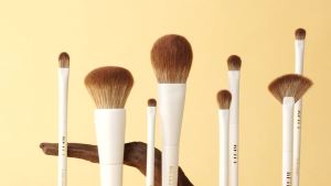 BEILI Professional Makeup Brush Set 15Pcs Suitable for Loose Powder Blush Eye Shadow Eyeliner Blending Highlight Soft Hair