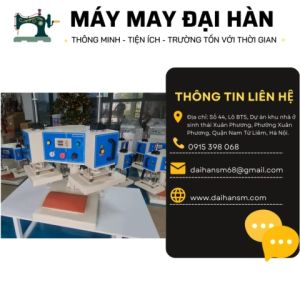 Máy ép Nóng lạnh  DH 2030 HC (MÁY MAY ĐẠI HÀN)