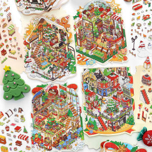 Challenging Creative Christmas Theme Decorative Stickers