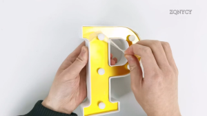 Led Letter Light up Custom Alphabet 16inch Number Lamp Night Lights Sign Gold Mirror Ornaments For Home Party Decorations