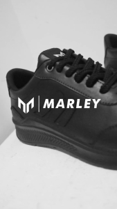 Marley Mayson 023-01 Sepatu Sneakers Pria Sepatu Kasual Semi Formal Hangout Trendi Berkualitas Warna Hitam