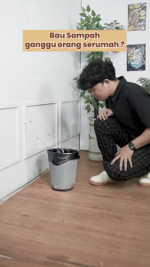 NAPOLLY  - TEMPAT SAMPAH INJAK PREMIUM DUAL OPENING BEE BIN [NAPOACC]